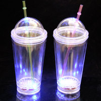 Gobelet isotherme double paroi 16 oz avec lumières LED clignotantes colorées – Idéal pour la remise des diplômes, la Saint-Valentin, Diwali, le Ramadan, la fête des Pères, Noël