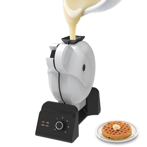 Machine à gaufres belges rotative à remplissage par le haut Newle 2025, machine à gaufres double face pour <span class=keywords><strong>la</strong></span> maison, 2 tranches - Product Image 5