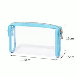 Eco-Friendly Wholesale PVC Fashion <b>Clear</b> Candy Design Cosmetic <b>Bags</b> Water Resistant for <b>Bag</b> Portable Zipper Pouches - Product Image 6