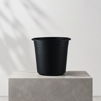 Pots de pépinière en plastique PP noir de 2 gallons, écologiques, durables, avec trou de drainage, légers, pour la vente en gros et les centres commerciaux