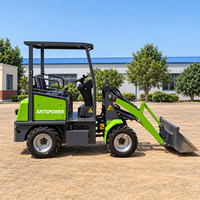 Chargeuse sur pneus électrique ANTSPOWER ELCX-500, 500 kg, 4 roues motrices, compacte, pour flotte de location et entrepreneurs