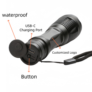 Linterna recargable blanca y UV con zoom de doble, 10W, ultravioleta, 395nm, para detector de orina ámbar para mascotas, Scorpion Blacklight - Product Image 5