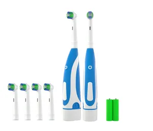 Brosse à dents électrique à batterie de remplacement rotative avec logo personnalisé pour adulte compatible B Oral