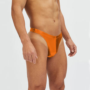 <span class=keywords><strong>String</strong></span> sexy à dos en T avec <span class=keywords><strong>string</strong></span> <span class=keywords><strong>pour</strong></span> hommes PATON nom personnalisé Opulent chocolat finition chromée 1cm côtés ajustement parfait garanti - Product Image 4