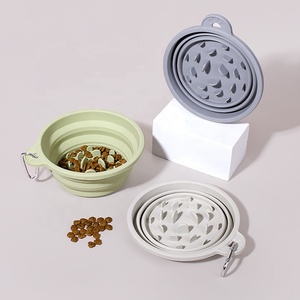 Custom 450ml Silicone <b>Slow</b> <b>Feeder</b> Pet <b>Bowl</b> Collapsible Dog <b>Cat</b> <b>Bowl</b> Silicone Collapsible Pet <b>Bowl</b> - Product Image 2