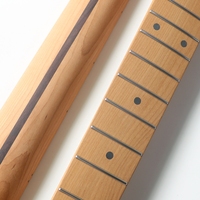 Manche de guitare TL vintage en érable torréfié non fini, avec 21 frettes en acier inoxydable et nut en os, rayon de 9,5 pouces