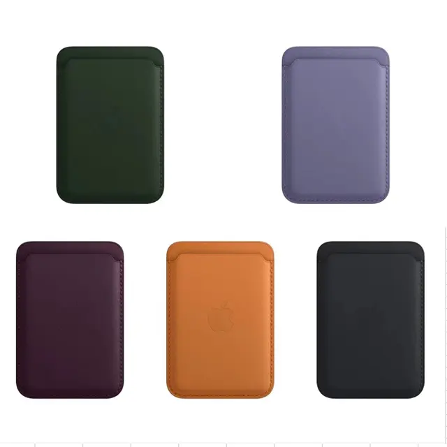 Best Selling Magnetic Leather Phone Wallet Leather Wallet Magnetic Button Card Holders Magnet Wallet For Iphone 13 promax
