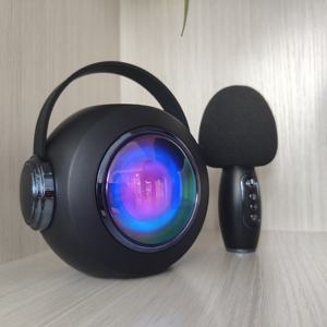 ลำโพงตกแต่งโต๊ะแบบย้อนยุคลำโพงสเตอริโอรอบทิศทาง360ลดเสียงรบกวนอัจฉริยะแบตเตอรี่ไมค์ไฟ LED - Product Image 4