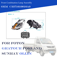 C3371010010A0 C3371010020A0 Foton Gratour T3 SUNRAY OLLIN Mini camion Assemblage de phare avant Clignotant avant Feu de coin