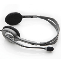 Casque Stéréo Mono 3,5 mm avec Microphone, Annulation Active du Bruit (ANC), Son Hi-Fi, Conception Supra-Auriculaire, Métal, AAC, Idéal pour le Gaming