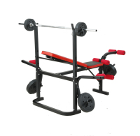 Presse de banc en métal réglable de vente chaude équipement de gymnastique de haute qualité avec des bancs et des supports de forme physique d'extension de jambe