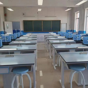 Table d'expérimentation Hongming 1200*600*780, bureau de laboratoire de chimie en métal pour étudiants et enseignants - Product Image 1