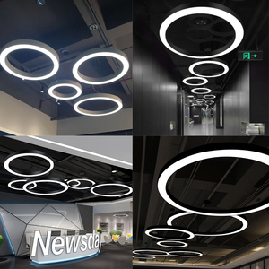 DGLUX Villa contemporaine <span class=keywords><strong>maison</strong></span> et bureau décorer la lumière personnaliser la taille Led suspension - Product Image 3