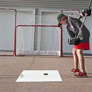 Aides à l'entraînement de hockey en salle sur cour portable tapis de tir/système d'entraînement de hockey