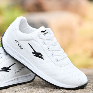 Factory <strong>Cheap</strong> Men Sport Shoes Walking Casual Zapatos Tennis <strong>Trainer</strong> Athletic Comfortable Running Footwear <strong>White</strong> PU Spring - Product Image 1