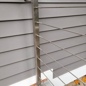 <span class=keywords><strong>Barrera</strong></span> de seguridad <span class=keywords><strong>invisible</strong></span> que ahorra espacio para apartamentos pequeños Casas modernas Vistas sin obstáculos Barandilla de cable - Product Image 4