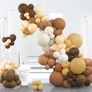 Retro <strong>Brown</strong> <strong>Balloons</strong> 100 Pcs Different Sizes Pack of 18 Inch 12 Inch 10 Inch 5 Inch Coffee <strong>Balloons</strong> for Party Decorations - Product Image 5