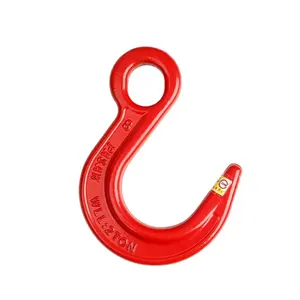 High Strength G80 Lifting Hook Eye Hoist Hook with Large Opening Eye hook for Lifting Chain Sling