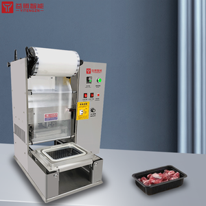 Полуавтоматический вакуумный упаковщик для лотков с функцией запайки и подачей азота для колбас, рыбы, мяса, сэндвичей (прямые поставки с завода) - Product Image 3