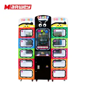 Marwey centre commercial monnayeur Arcade jouet vente <span class=keywords><strong>color</strong></span>é fou monstre prix grue poupée cadeaux Machine de jeu - Product Image 1
