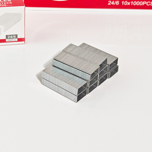 Prix usine 1000 broches/boîte 24/6 agrafes en métal <span class=keywords><strong>pour</strong></span> <span class=keywords><strong>agrafeuse</strong></span> papier Document 11.5*6mm fournitures scolaires <span class=keywords><strong>de</strong></span> <span class=keywords><strong>bureau</strong></span> No.3 <span class=keywords><strong>agrafe</strong></span> <span class=keywords><strong>de</strong></span> papeterie - Product Image 2