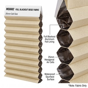 [Uniquement <span class=keywords><strong>Tissu</strong></span>] <span class=keywords><strong>Tissu</strong></span> Haut de Gamme Personnalisé ODM/OEM pour Stores Plissés Verticaux <span class=keywords><strong>Nid</strong></span> <span class=keywords><strong>d</strong></span>'<span class=keywords><strong>Abeille</strong></span> pour Fenêtre - Product Image 4