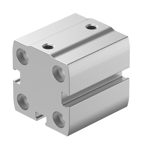 Cylindre pneumatique compact à double effet série ADN-S, cylindre à tige de piston peu encombrant pour équipement d'automatisation - Product Image 2