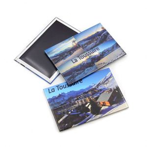 Newest Design Refrigerator Customized La Toussuire Sybelles Alps Images Souvenir Gift Tin <b>Fridge</b> Magnet - Product Image 6