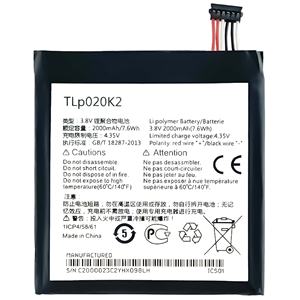 TLP020K2 携帯電話バッテリー アルカテル アイドル 3 4.7 6039Y 6039H 6039K用 - Product Image 1