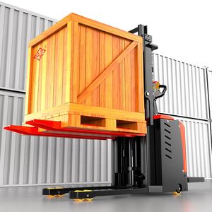 Uso de fábrica 1T 2T <span class=keywords><strong>3T</strong></span> Apilador eléctrico <span class=keywords><strong>1</strong></span>,6 M 2M 2,5 M Carretilla elevadora eléctrica de pie - Product Image 3