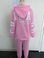 Ensemble personnalisé pour femmes, impression de logo, sweat-shirt à capuche surdimensionné, pantalon de survêtement, ensemble 2 pièces, survêtement pour femmes