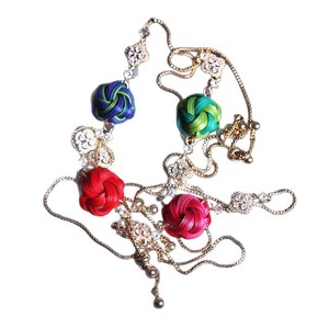 Korean Style Retro Bamboo Woven <b>Bracelet</b> Rose Flower Pattern Zinc Alloy Women's Jewelry Anji Origin Winter 2025 - Product Image 5