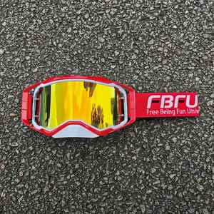 Lunettes de moto transparentes anti-vent et anti-poussière avec logo personnalisé, anti-buée, UV400, motocross MX, réglables, légères, pour l'extérieur - Product Image 4
