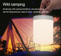 Veilleuse LED portable à commande tactile intelligente, dimmable, colorée RGB, rechargeable par USB, design moderne, CRI 80 élevé pour la chambre de bébé