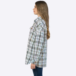 Vendeur de vêtements pour femmes de grande taille Vendeur de vêtements pour femmes <span class=keywords><strong>Surchemise</strong></span> <span class=keywords><strong>à</strong></span> <span class=keywords><strong>carreaux</strong></span> <span class=keywords><strong>à</strong></span> paillettes Chemise <span class=keywords><strong>à</strong></span> <span class=keywords><strong>carreaux</strong></span> Sherpa Chemise <span class=keywords><strong>à</strong></span> <span class=keywords><strong>carreaux</strong></span> <span class=keywords><strong>Veste</strong></span> pour femmes - Product Image 3