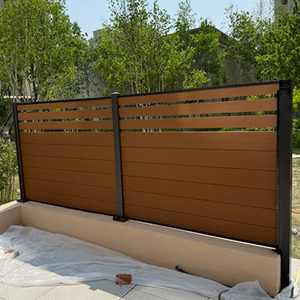 Revêtement mural en PE WPC texturé personnalisé, panneaux imperméables pour villa en acier léger, maison en bois et clôture de jardin - Product Image 1