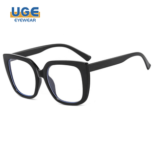 Nouveauté, monture optique surdimensionnée TR90 multicolores à imprimé léopard, lunettes anti-lumière bleue pour ordinateur, pour femmes, usage quotidien - Product Image 2