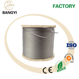 Câble métallique en acier inoxydable 316, 1x7, <span class=keywords><strong>inox</strong></span> 304, élingue en câble métallique 4mm 5mm 6mm 7x7 7x19 - Product Image 1