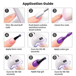 KLANA Collection de Gels UV Violets Multi-textures Très Vendus – Kit de Vernis à Ongles 24 Couleurs Scintillantes pour Salon, Maison et DIY – ODM - Product Image 6