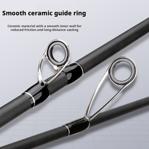 Caña de Pescar Comere Lei Ling Thorn de 2 Piezas, Ligera, de Carbono, para Pesca <span class=keywords><strong>en</strong></span> Agua Profunda, de Largo Alcance, Multiusos, con Sonido Mecánico y Sonido M-Tone - Product Image 3