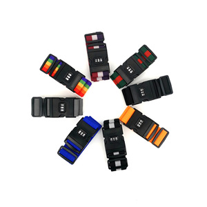 Ceinture de bagages de voyage en couleur en gros avec mot de passe serrure à combinaison <span class=keywords><strong>valise</strong></span> <span class=keywords><strong>sangle</strong></span> d'emballage sangles de bagages - Product Image 1