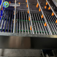Wasmachine, sorteermachine en verpakkingsmachine voor kersen
