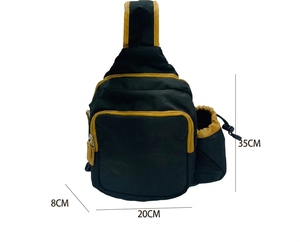 Borsa <span class=keywords><strong>da</strong></span> <span class=keywords><strong>Petto</strong></span> in Nylon per Sport all'Aperto <span class=keywords><strong>da</strong></span> <span class=keywords><strong>Uomo</strong></span>, Traspirante, Impermeabile, per Viaggi, Corsa e Ciclismo, Porta Telefono - Product Image 4
