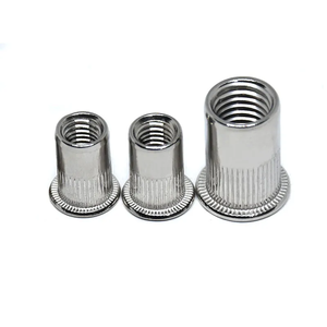 Tuerca de remache de cabeza plana Insertar Tuerca ciega Remache de aluminio Tuerca de remache de acero al carbono - Product Image 2