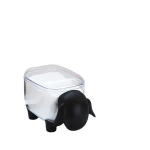 Scatola Portaoggetti per Bastoncini di Cotone in Plastica Ecologica Stile Americano Classico a Forma di <span class=keywords><strong>Pecora</strong></span> Carina Organizzatore da Scrivania Antipolvere per la Casa - Product Image 2
