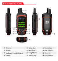 ZL166 Handheld GP S Land Area Meter Portable Farmland Measuring Instrument for Agricultural Survey