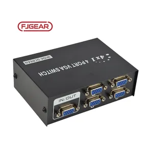 FJ-15-4 Fjgear 4 Poort Vga Switch 1080P Hd/Key Switching Vier Hosts Servers Delen Één Display