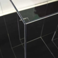 Vente en gros AURORA Socle de sculpture d'art classique, couvercle de cube de collection, trophée en acrylique personnalisable et lavable pour