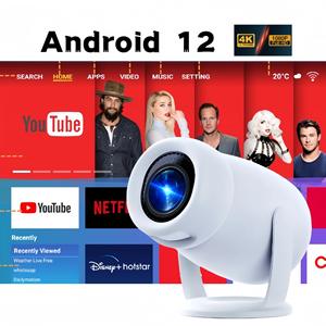 Proyector HD Inalámbrico Android 4K, Portátil, para el Hogar, Proyección en Pared Blanca, Máquina <span class=keywords><strong>Auxiliar</strong></span> Universal - Product Image 2