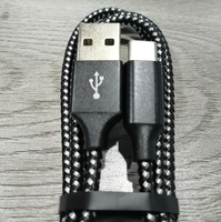 Cable de datos de sincronización Mini de nylon trenzado USB tipo C en stock
